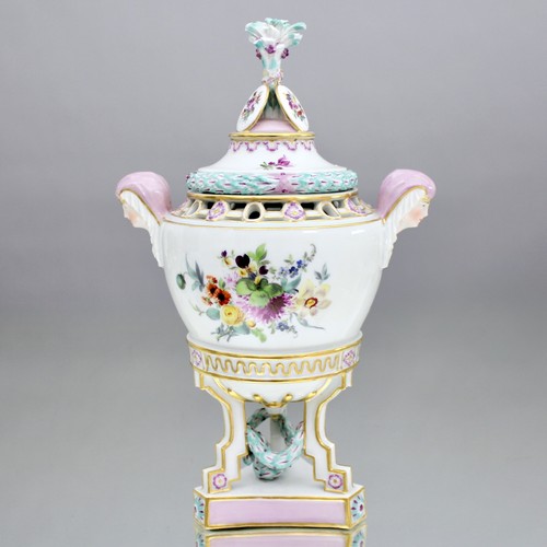 Meissen 1810 deckelvase - um,