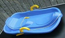  Kinder Bob Schlitten mit Bremse links und rechts Rodel Snow Car Schnee Spaß