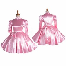 Sissy Girl Maid Pink Satin