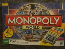 Parker 01612 Monopoly World mit Bankkarten Vintage Brettspiel Elektronisch neuw
