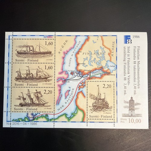 Finnland 1986 postschiffe - finnland,