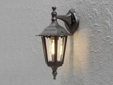Schwarze Außenwandleuchte