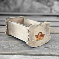 Vintage Puppenwiege 13x9x7cm