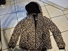H&M Leoparden-Winterjacke Mädchen Gr. 146