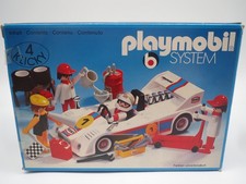 Playmobil System 3520 "Rennwagen mir Racingteam & Zubehör" in OVP (RAR/selten)!