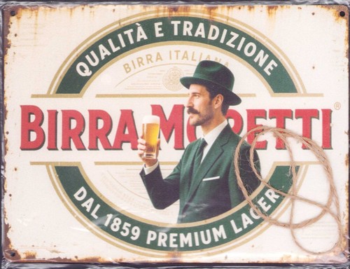 Holzschild kordel birra - holzschild+kordel, "birra
