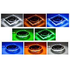 Einbaustrahler Einbauleuchte LED Rund Eckig Lichtkranz GU10 Philips Leuchtmittel