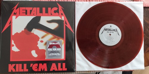Metallica kill all red - metallica, em