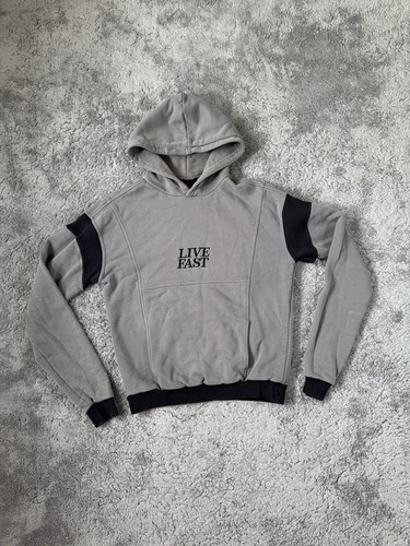 Lfdy live fast hoodie - live, grau