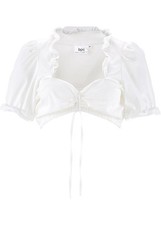 Dirndlbluse mit rüschen - dirndlbluse,