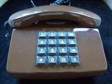 Tisch-Telefon - Post BP 01 LX  - in Braun - TOP ZUSTAND! ✅