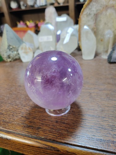 Klare amethyst kugel 064kg - amethyst,