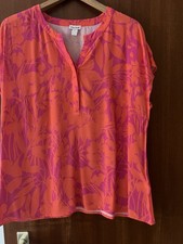 Bluse, Größe 42, Orange/pink, ALBA MODA