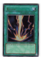 Yugioh RAIGEKI , db1-de114 Ultra Rare deutsch Good 