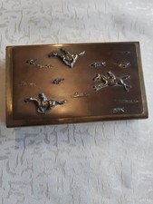 vintage Streichholz Etui Box