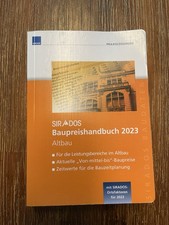Sirados Baupreishandbuch 2023 Altbau