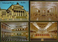 DDR-Ansichtskartenserie mit 11 Karten vom Schauspielhaus Berlin von 1987, blanko