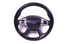 Mufu Lenkrad original Ford Focus 3 Leder Airbaglenkrad Sportlenkrad silber