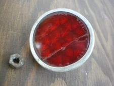 Alter Rückstrahler Echtglas Katzenauge Oldtimer Fahrrad Ø 43mm für Schutzblech