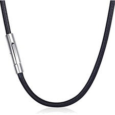 Elegante 51cm lederkette - elegante, für