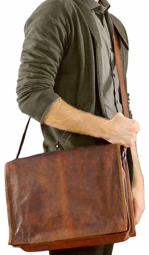 Ziegenleder messenger bag - ziegenleder,