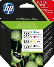 4 HP 932XL 933XL TINTE PATRONEN OFFICEJET 6100 H611a ePrinter DRUCKER MhD abgel.