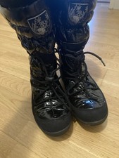 Damen Stiefeln gefüttert