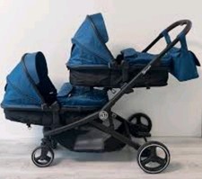 Babygo  Geschwisterwagen – Flexibler Zwillingskinderwagen - Neu