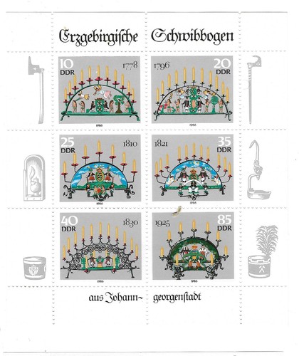 Ddr 1986 kleinbogen - ddr,