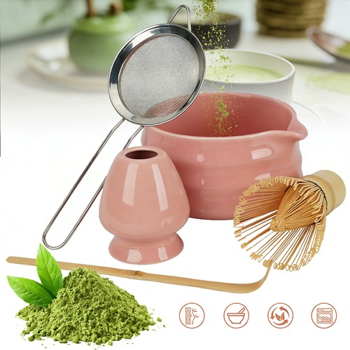 Matcha zubereitung set - zubereitung, bambus