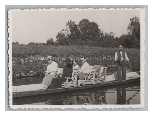 Bootsfahrt spreewald 1934 - bootsfahrt,
