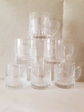 5 Kristall gläser mit Henkel