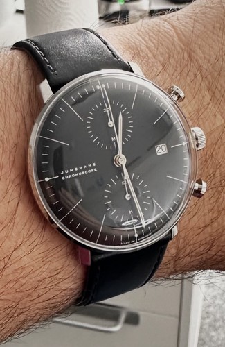 Junghans max bill schwarz - in,