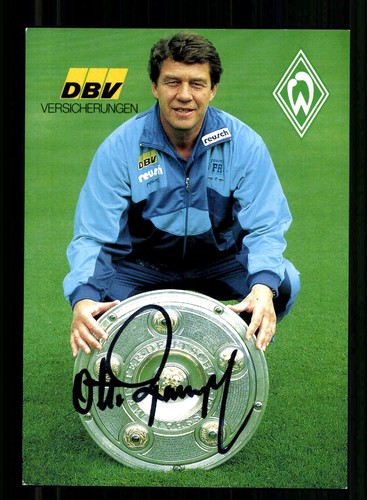 Otto rehhagel autogrammkarte - rehhagel,