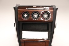 Mercedes Benz W201 190E Lange Mittelkonsole Holz Zebrano Schwarz III