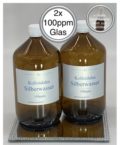 Kolloidales silberwasser - 2x,