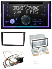 JVC MP3 USB 2DIN DAB Bluetooth CD Autoradio für Opel Corsa D stealth schwarz