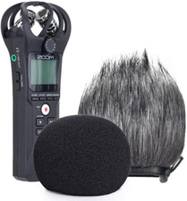 Zoom h1n recorder - foam, furry