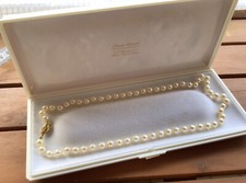 Perlenkette Zuchtperlen Gold Schließe aus 333er Gold Länge ca. 51cm gebraucht