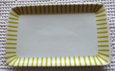 MELITTA ZÜRICH 1-22 Streifen GELB 1 rechteckige Platte 22x13,5cm TOP