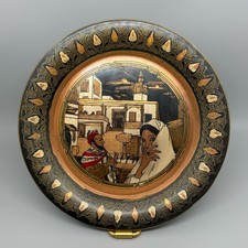 Orient Wandteller Messing