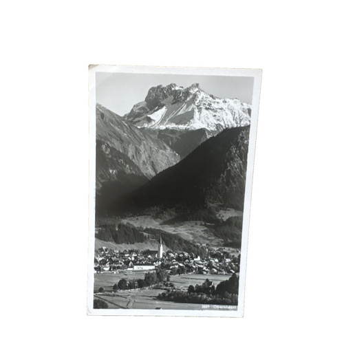 Postkarte oberstdorf - ak,
