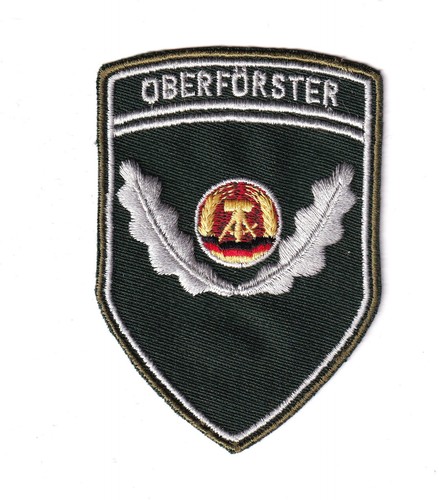 Ddr forst ärmelaufnäher - ddr, ohne