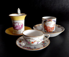 Drei alte Tassen, deutsch