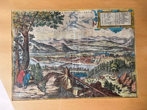 Linz donau gesamtansicht - donau,
