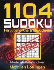 1104 Sudoku Rätsel schwer