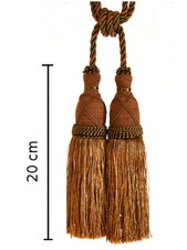 Doppel Raffhalter 70cm Quaste