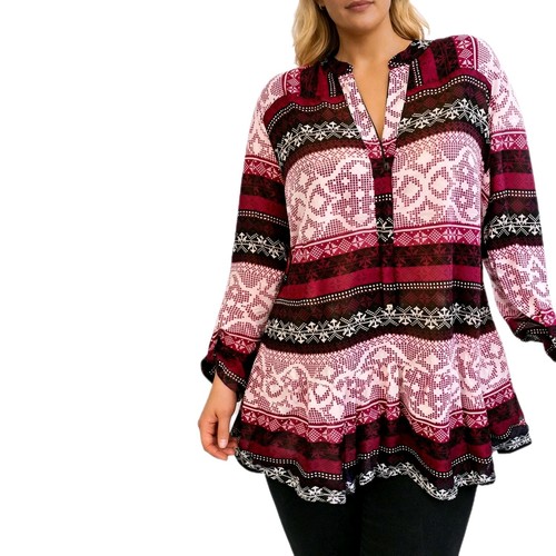 Sheego bluse tunika chiffon - sheego,
