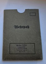 Original Wehrpass Schutzhülle