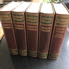 HERDER : LEXIKON der PÄDAGOGIK  5 Bände   ALTAUSGABE ! ü. 100 Jahre alt